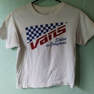 A white vans shirt